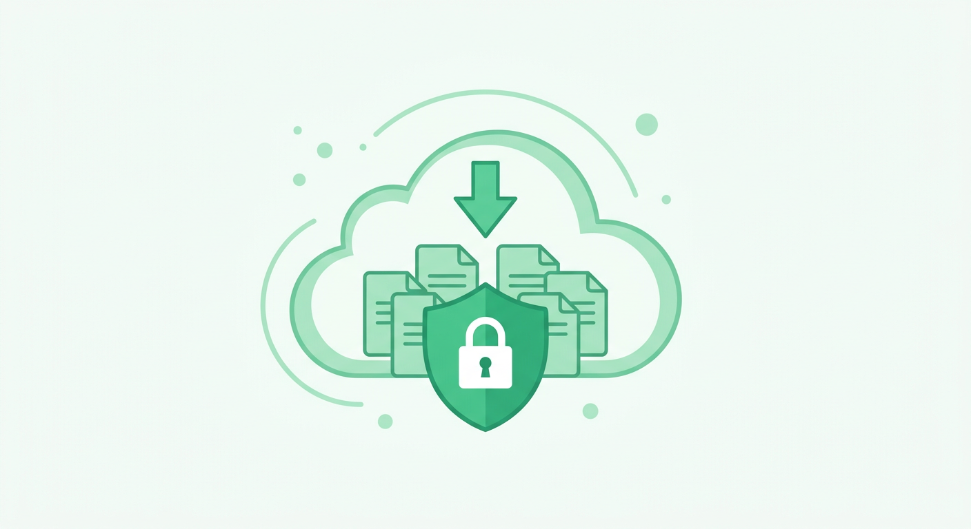 Encrypted Backups illustration